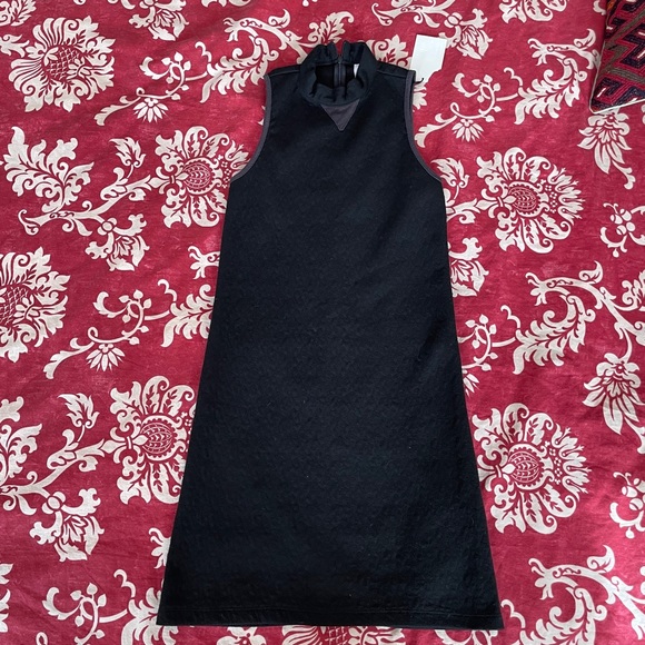 Loup Sleeveless Mock Turtleneck Black Mini Dress - Picture 5 of 13